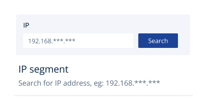 LunaProxy client searching residential IPs by network segment