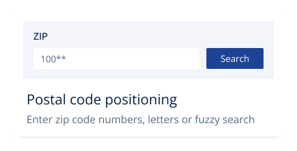 LunaProxy client positioning an exit node by ZIP code